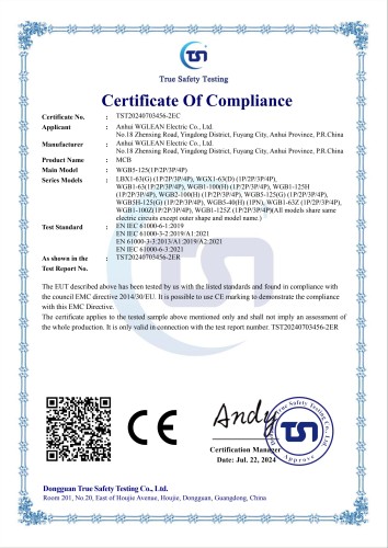 Certificate Of Compliance