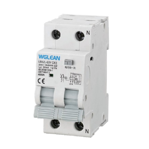 WGB5LE-63Y Residual current operated circuit breaker (RCBO)
