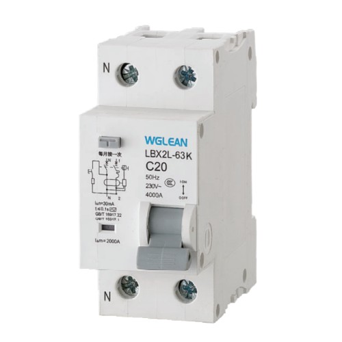 WGB5LE-63K Residual current operated circuit breaker (RCBO)
