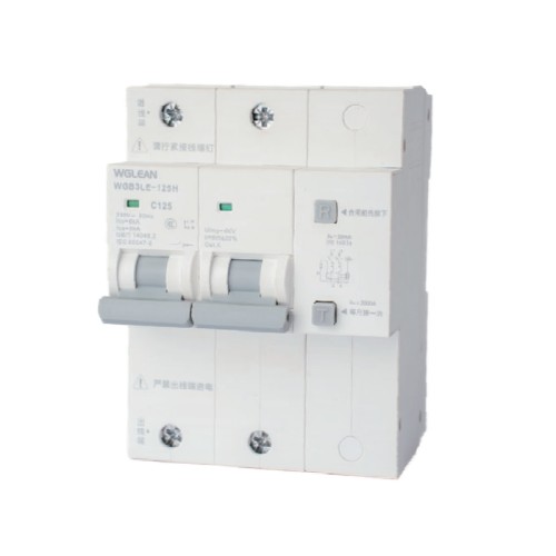 WGB3LE-125H Residual current operated circuit breaker (RCBO)